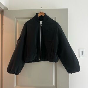 Ganni twill oversized bomber jacket size S/M